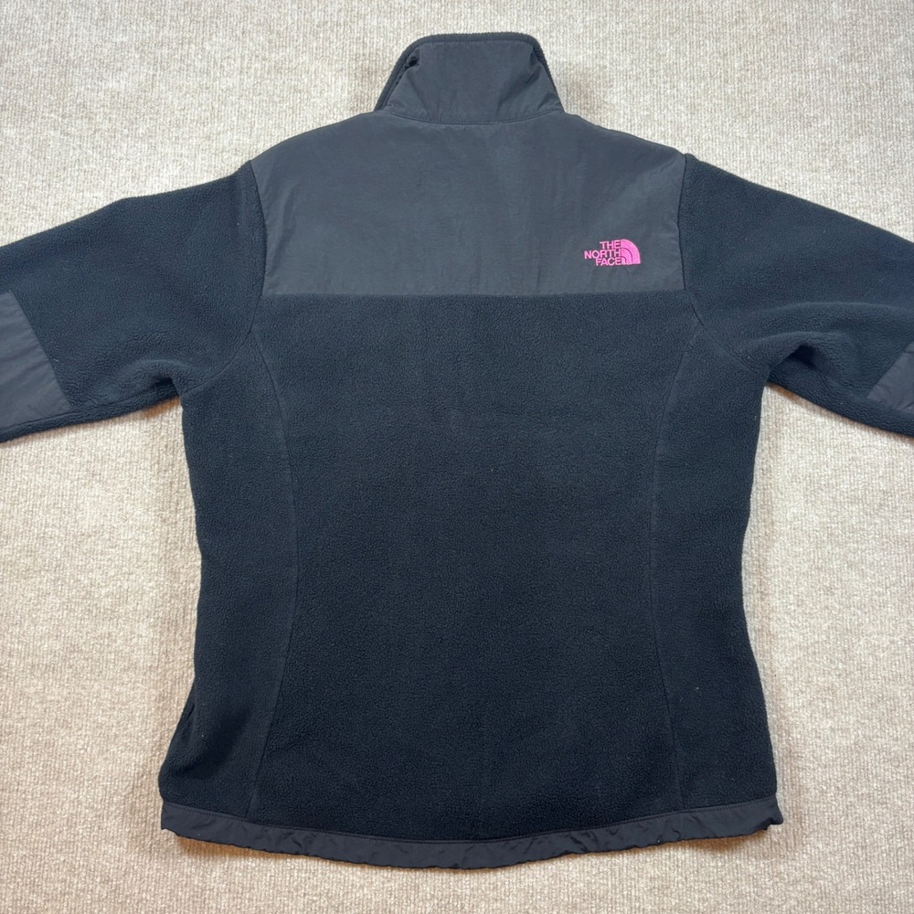 The North Face Black Pink Denali Full Zip Fleece Jacket Women's Size Large BCA - Picture 5 of 7